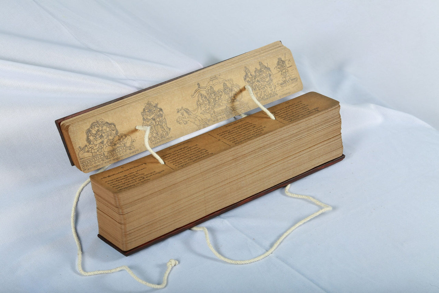 ADHYATMA RAMAYANAM KILIPPATTU (Malayalam) in ancient palm leaf manuscript format printed on eco friendly special paper